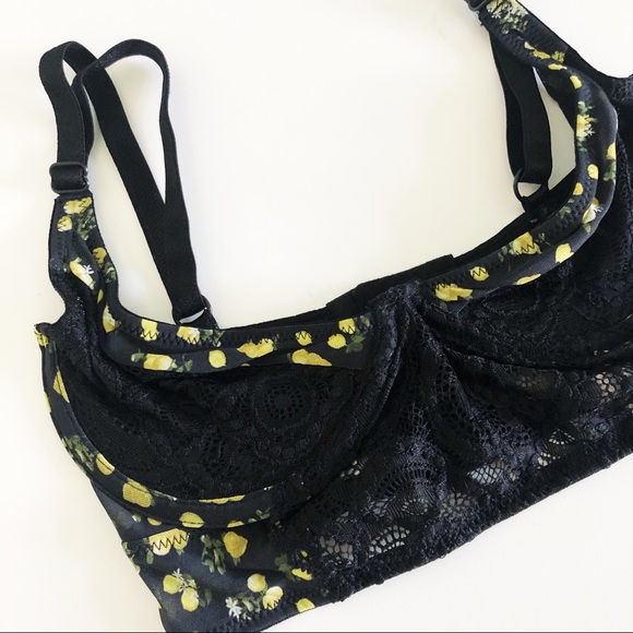 NWOT Animale Intimates Lemon Print Set Size S/M - Picture 4 of 8